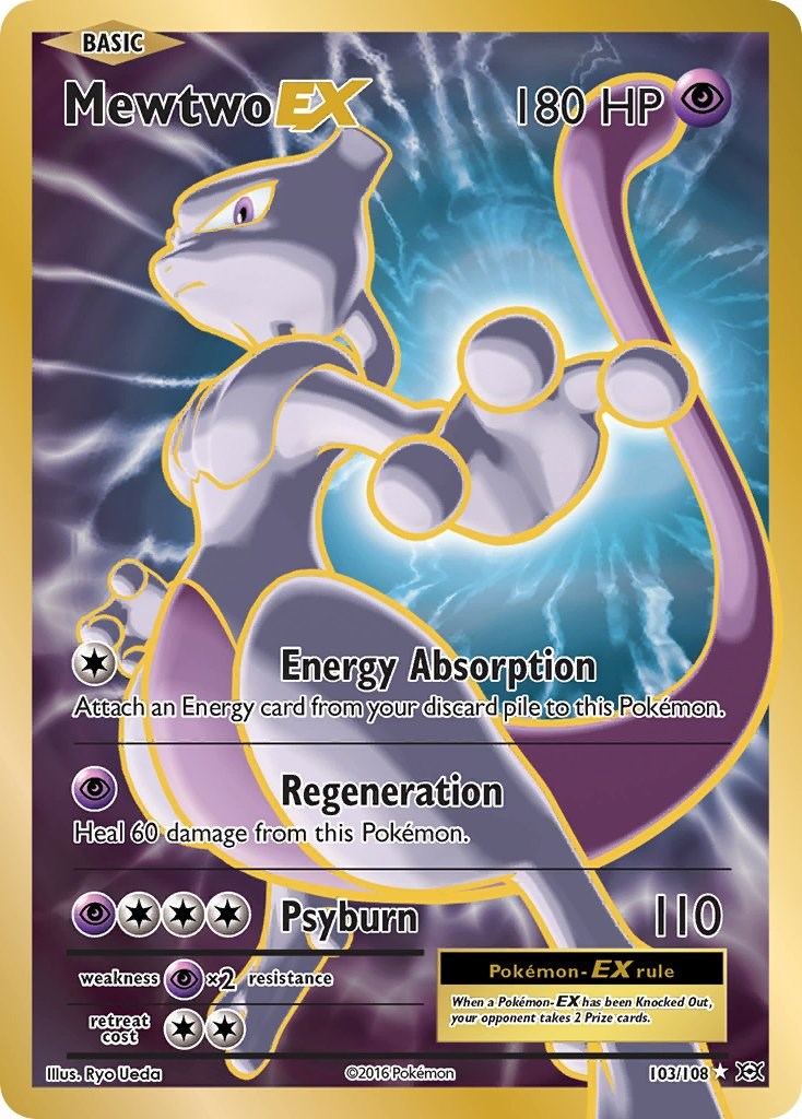 Mewtwo EX (Full Art) [EVO] - Grade 10