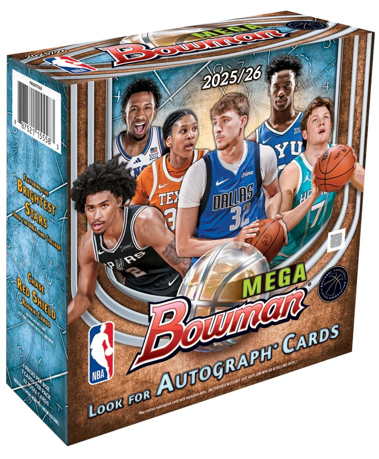 2025-26 Topps Bowman Basketball Mega Box