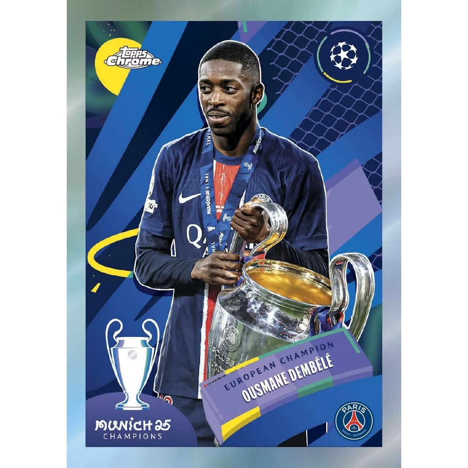 2025-26 Topps Chrome UEFA Club Competitions Soccer Breaker’s Delight 6-Box Case