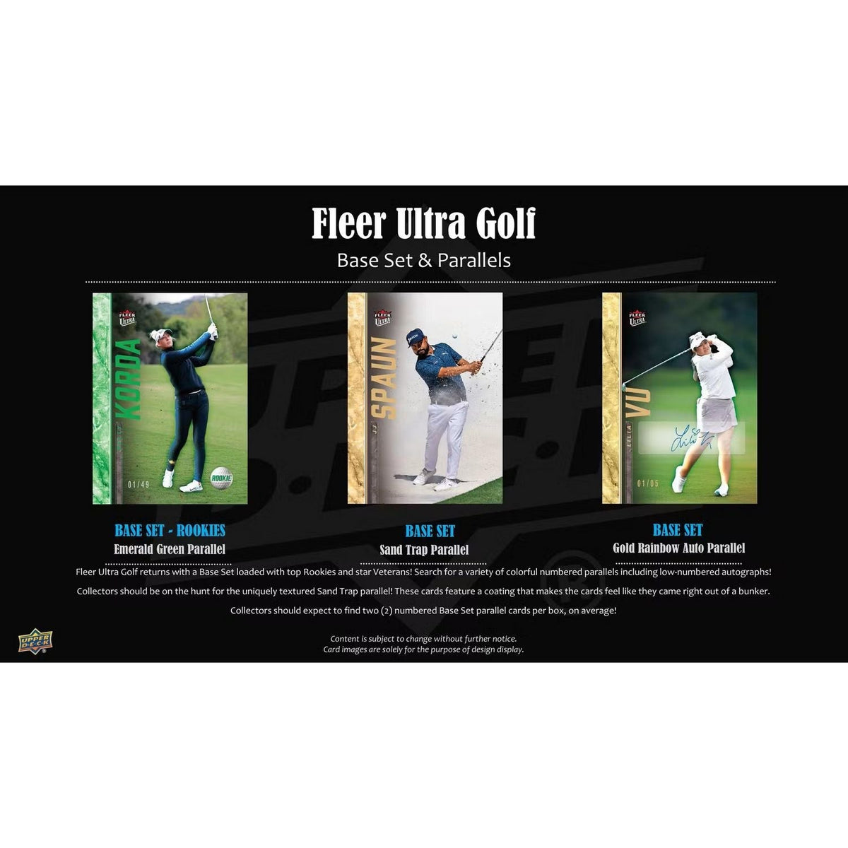 2026 Upper Deck Fleer Ultra Golf Hobby Box *Contact Us To Order*