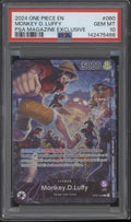 Monkey D Luffy One Piece Card Game PSA Magazine Exclusive #060 PSA 10