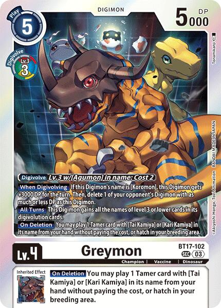Greymon [BT-17 - BT17-102 SEC]
