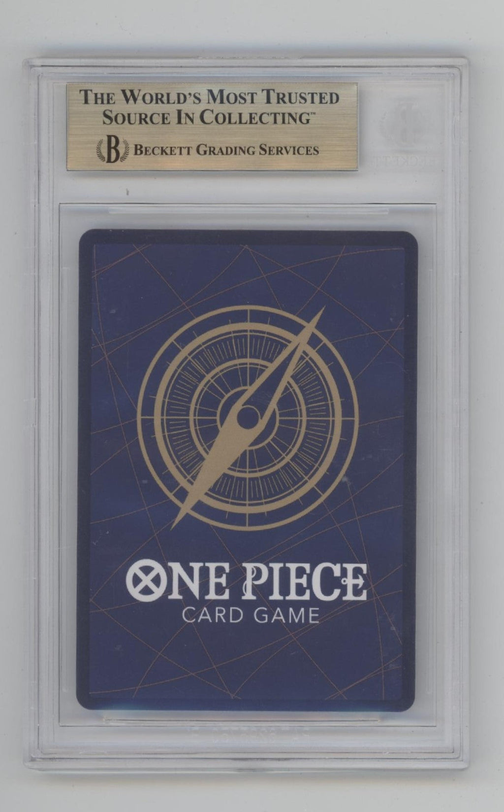 Monkey D Luffy One Piece Card Game Carrying On His Will #058 Beckett 9.5