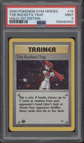 The Rocket's Trap Pokemon Gym Heroes Holo 1st Edition #19 PSA 9 #2