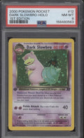 Dark Slowbro Pokemon Team Rocket Holo 1st Edition #12 PSA 8