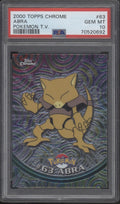 Abra 2000 Topps Chrome Pokemon #63 PSA 10