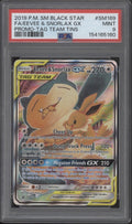 Eevee & Snorlax GX Pokemon Tag Team Tins Full Art Promo #SM169 PSA 9 #3