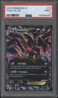 Yveltal ex Pokemon XY #79 PSA 9