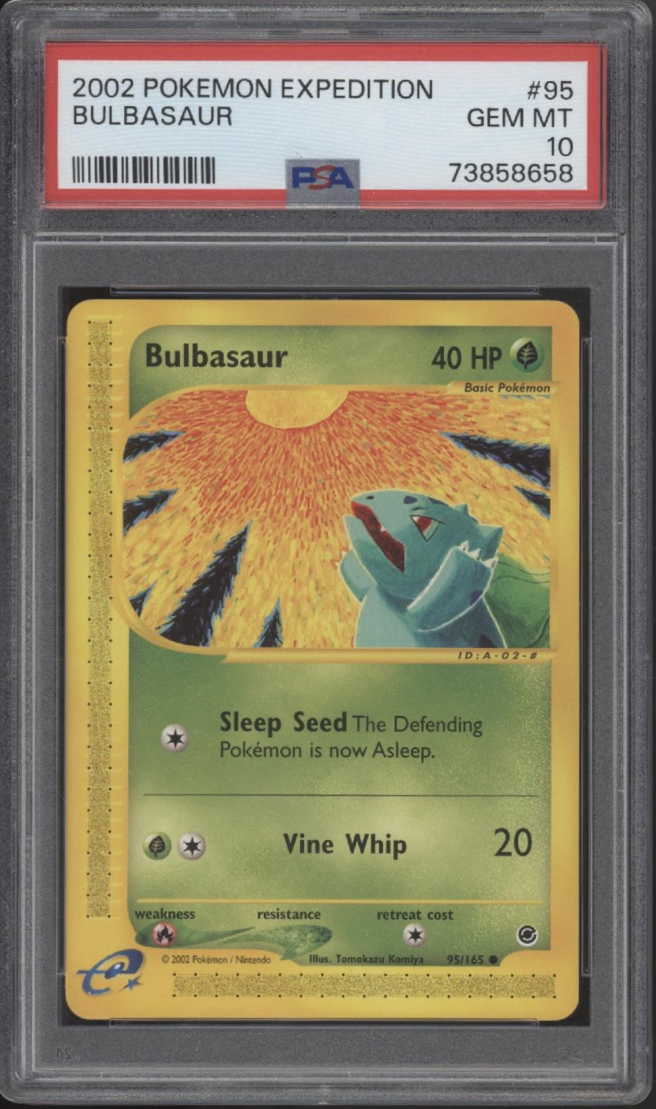 Bulbasaur Pokemon Expedition #95 PSA 10