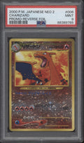 Charizard Pokemon Neo 2 Reverse Foil Promo Japanese #006 PSA 9