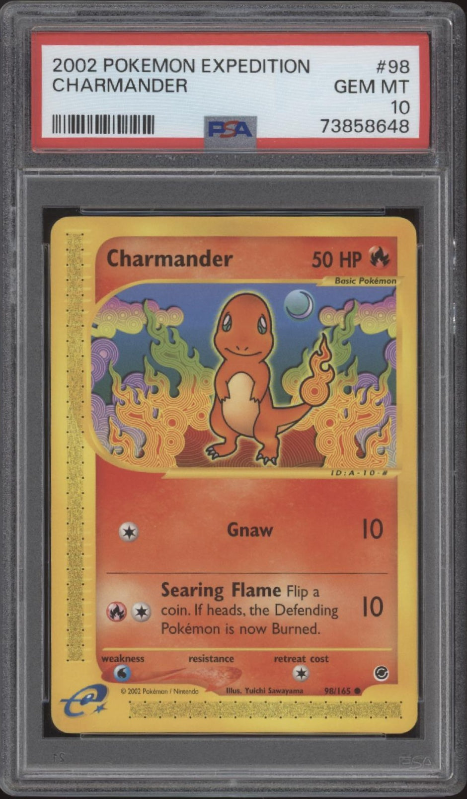 Charmander Pokemon Expedition #98 PSA 10