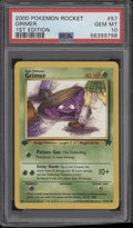 Grimer Pokemon Team Rocket 1st Edition #57 PSA 10