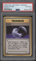 Moon Stone Pokemon Vending Series I Japanese PSA 10