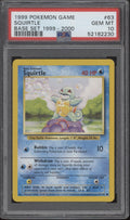 Squirtle Pokemon Base Set #63 PSA 10