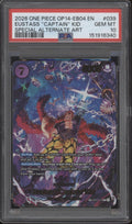 Eustass Captain Kid One Piece Card Game OP14-EB04 Special Alt Art #039 PSA 10