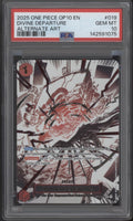 Divine Departure One Piece Card Game OP10 Alternate Art #019 PSA 10