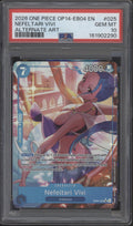 Nefeltari Vivi One Piece Card Game OP14-EB04 Alternate Art #025 PSA 10 #1