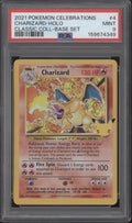 Charizard Pokemon Celebrations Classic Collection Base Set Holo #4 PSA 9 #2