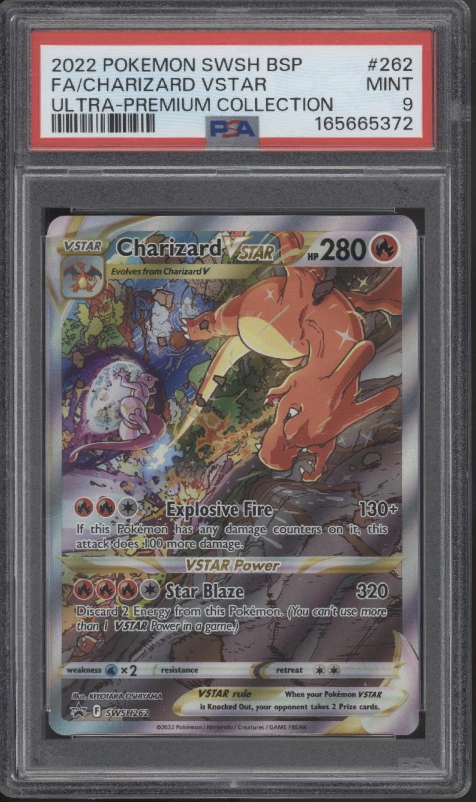 Charizard VSTAR Pokemon Ultra Premium Collection Full Art #262 PSA 9 #2