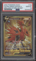 Galarian Zapdos V Pokemon Brilliant Stars Secret Full Art #182 PSA 10