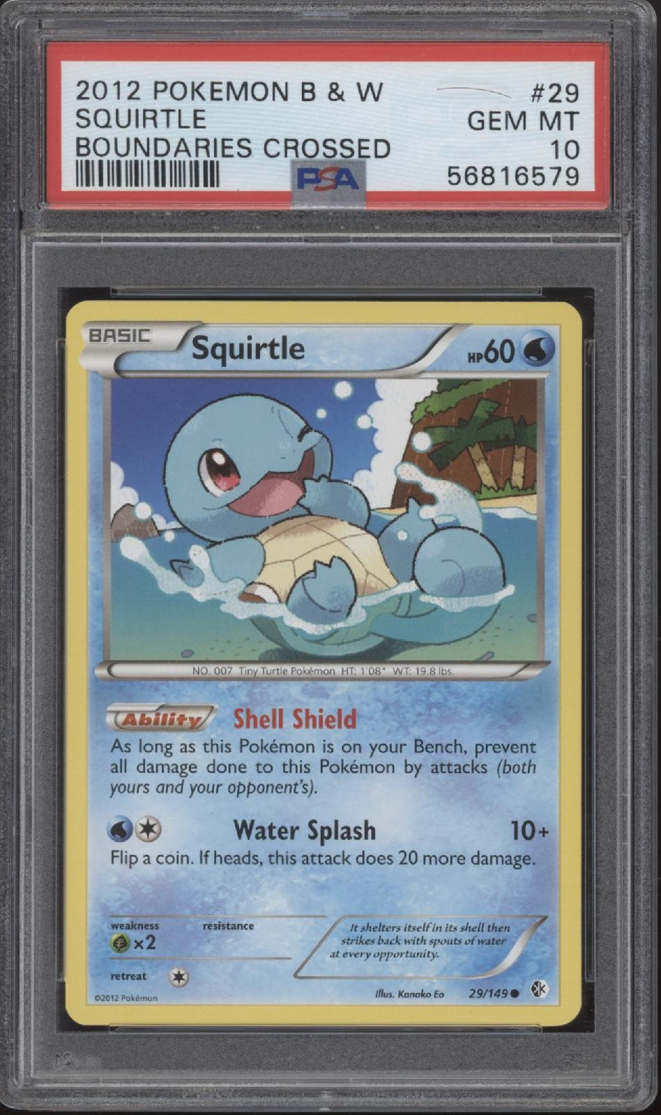 Squirtle Pokemon Boundaries Crossed #29 PSA 10 #1