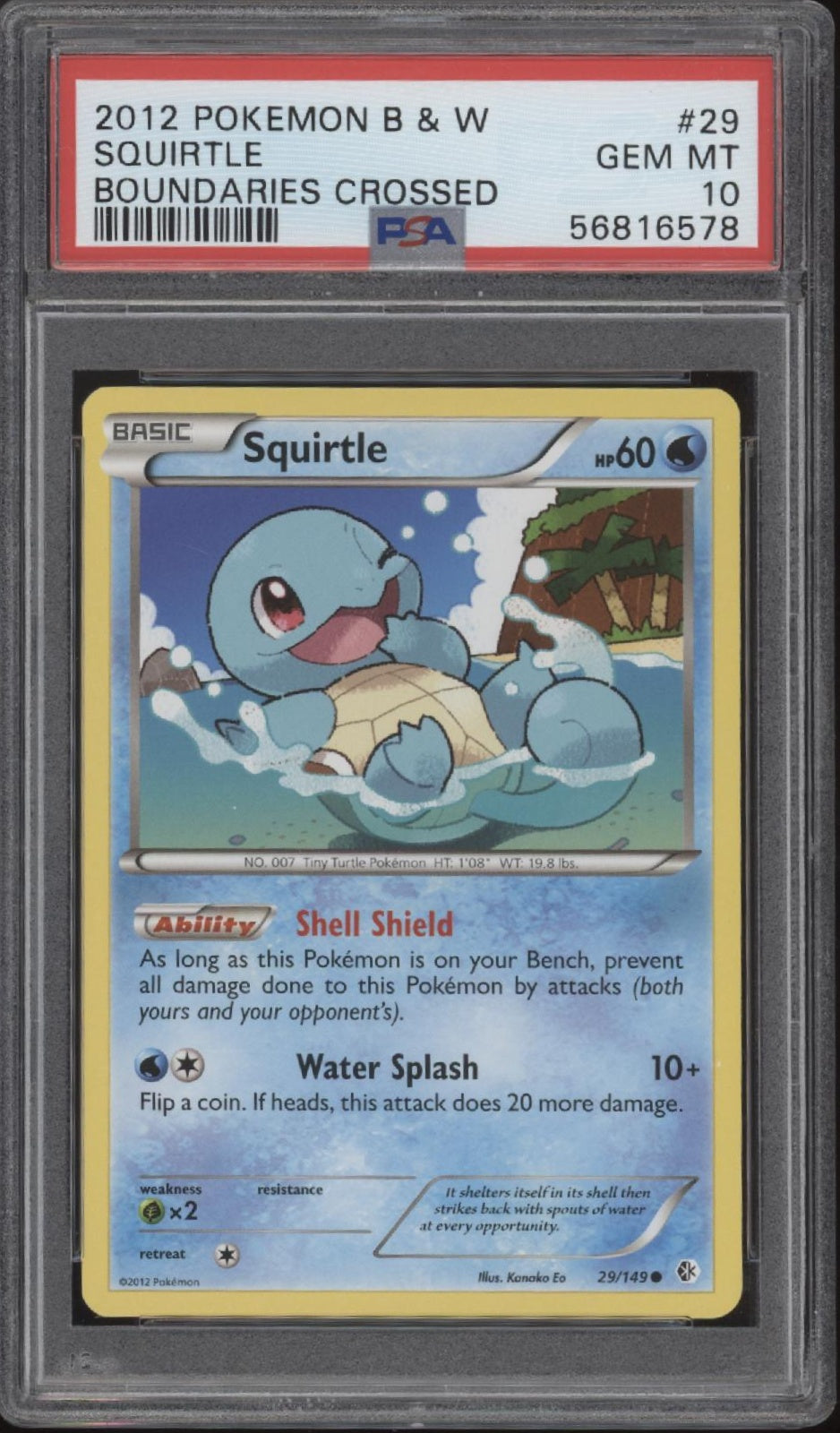 Squirtle Pokemon Boundaries Crossed #29 PSA 10 #2