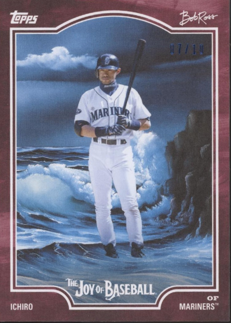 Ichiro Suzuki 2025 Topps x Bob Ross The Joys of Baseball 07/10 #69