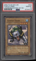 Turtle Tiger Yu-Gi-Oh! LOB 1st Edition #023 PSA 10