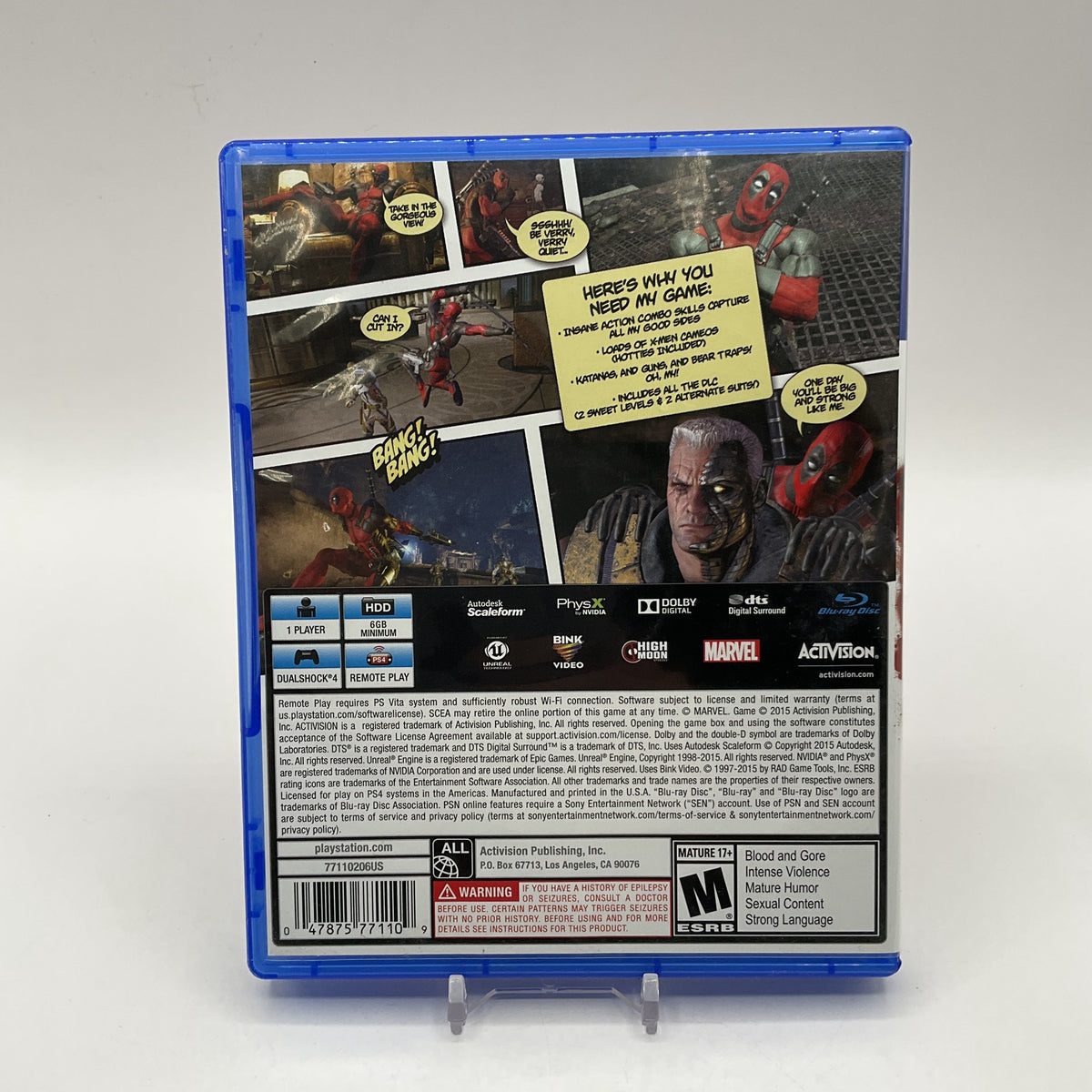 Deadpool Playstation 4 Used