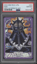 King One Piece Card Game OP01 Alternate Art Japanese #091 PSA 10