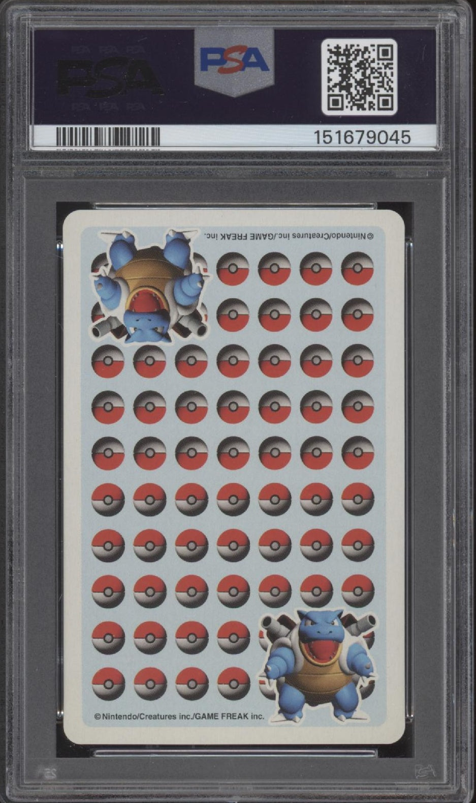 Haunter Pokemon Stadium Blue Playing Card Queen of Clubs PSA 10