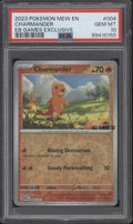 Charmander Pokemon 151 EB Games Exclusive #004 PSA 10