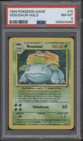 Venusaur Pokemon Base Set Holo #15 PSA 8