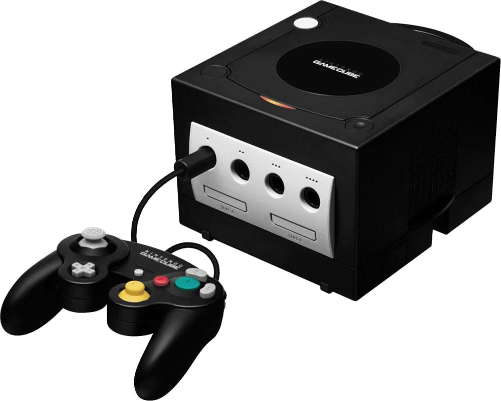 GameCube System Jet Black Console Official Bundle
