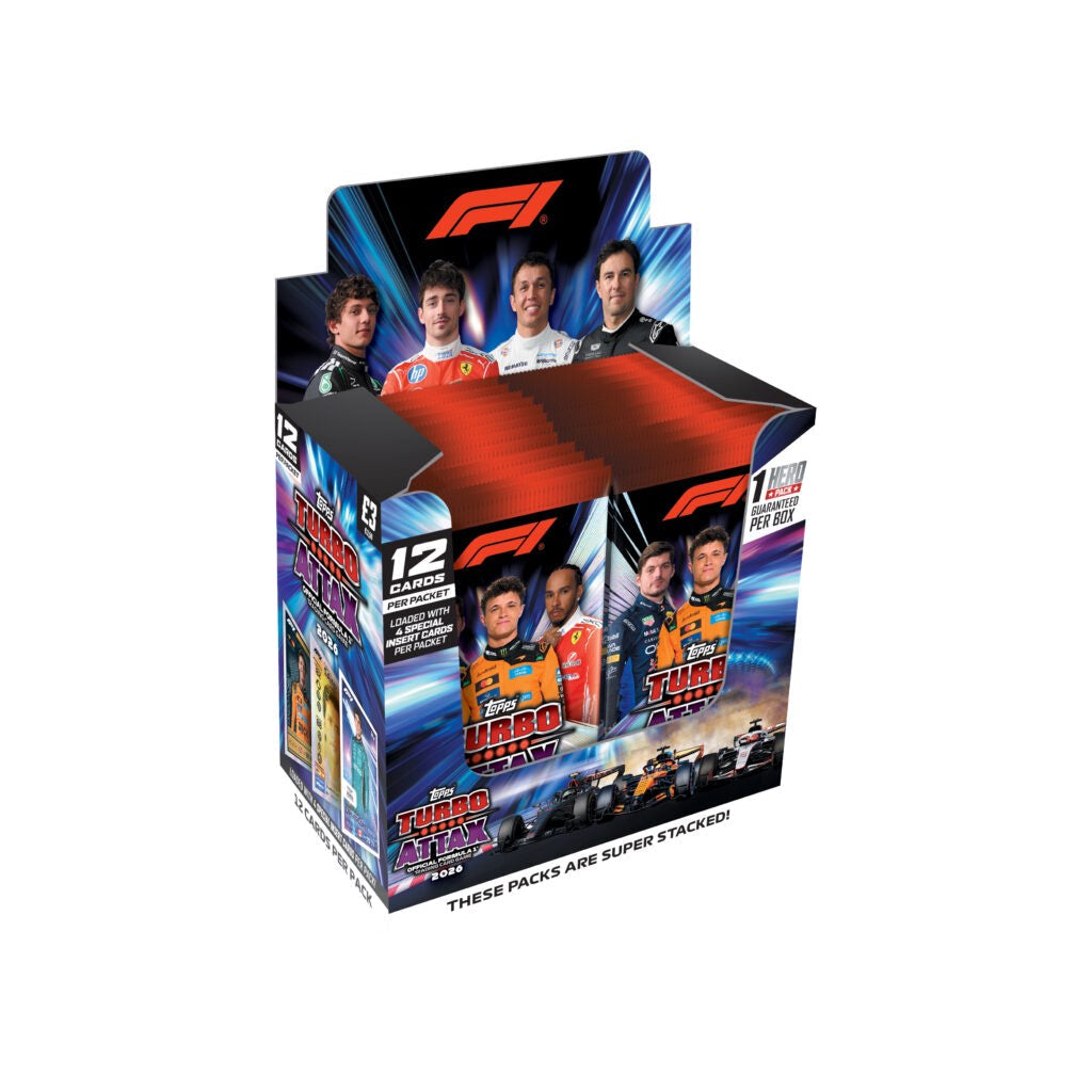 2026 Topps Turbo Attax Formula 1 Box - F1 (24 Packs Per Box)