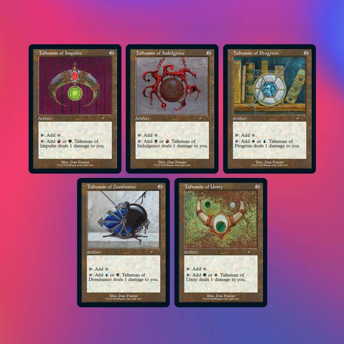 Magic the Gathering: Secret Lair Series: Dan Frazier Is Back Again: The Allied Talismans [Non-Foil Edition]