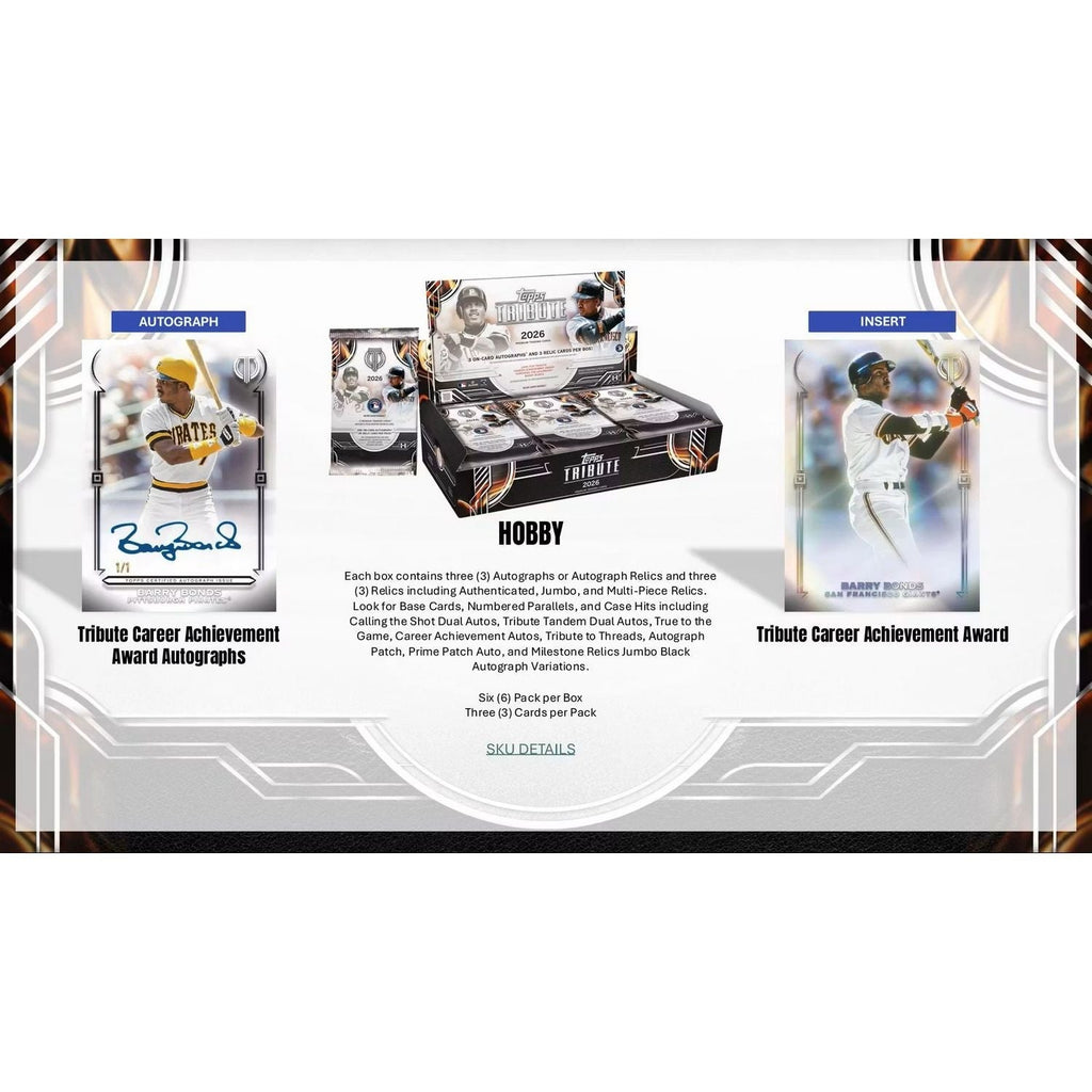 2026 Topps Tribute Baseball Hobby Box