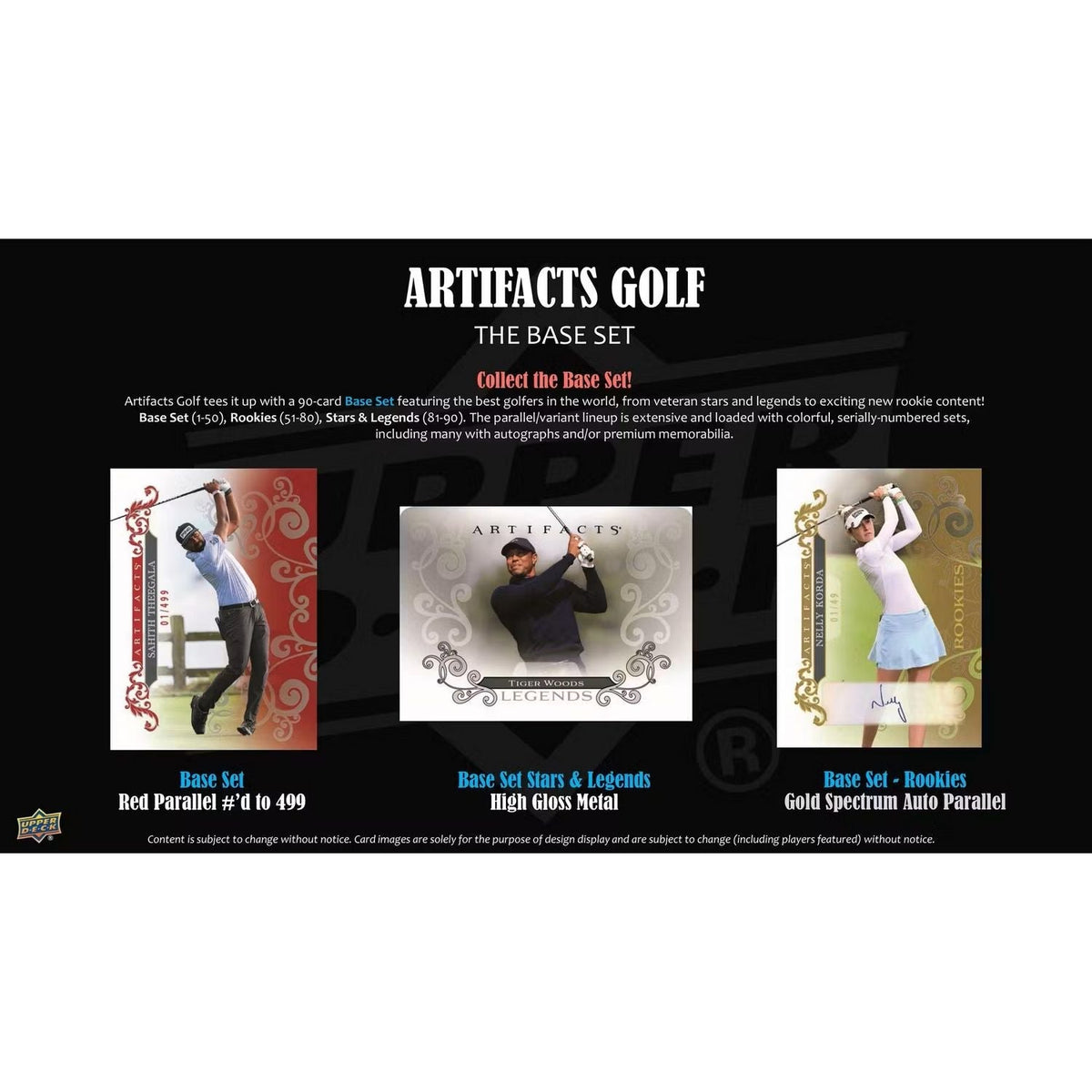 2026 Upper Deck Artifacts Golf Hobby Box *Contact Us To Order*