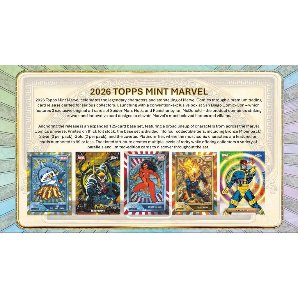 2026 Topps Marvel Mint Hobby Box