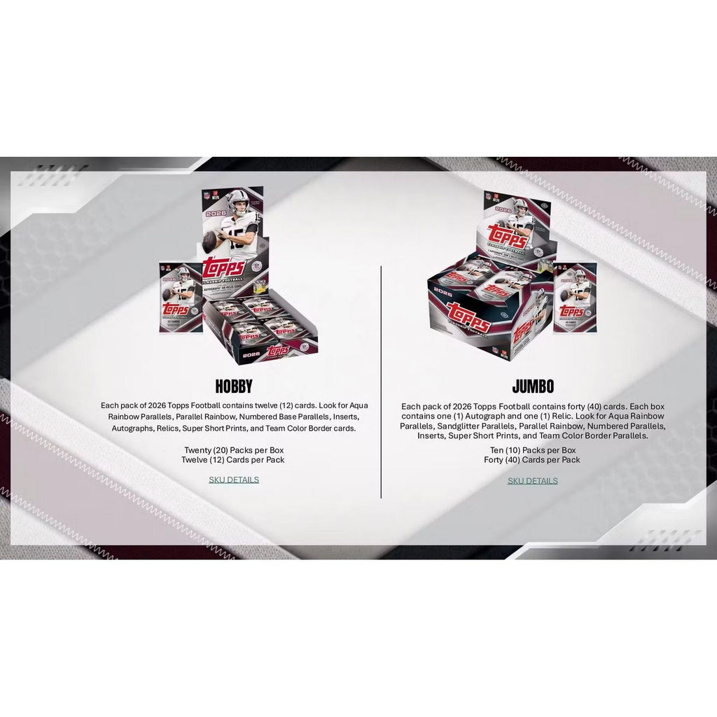 2026 Topps Flagship Football Jumbo Box