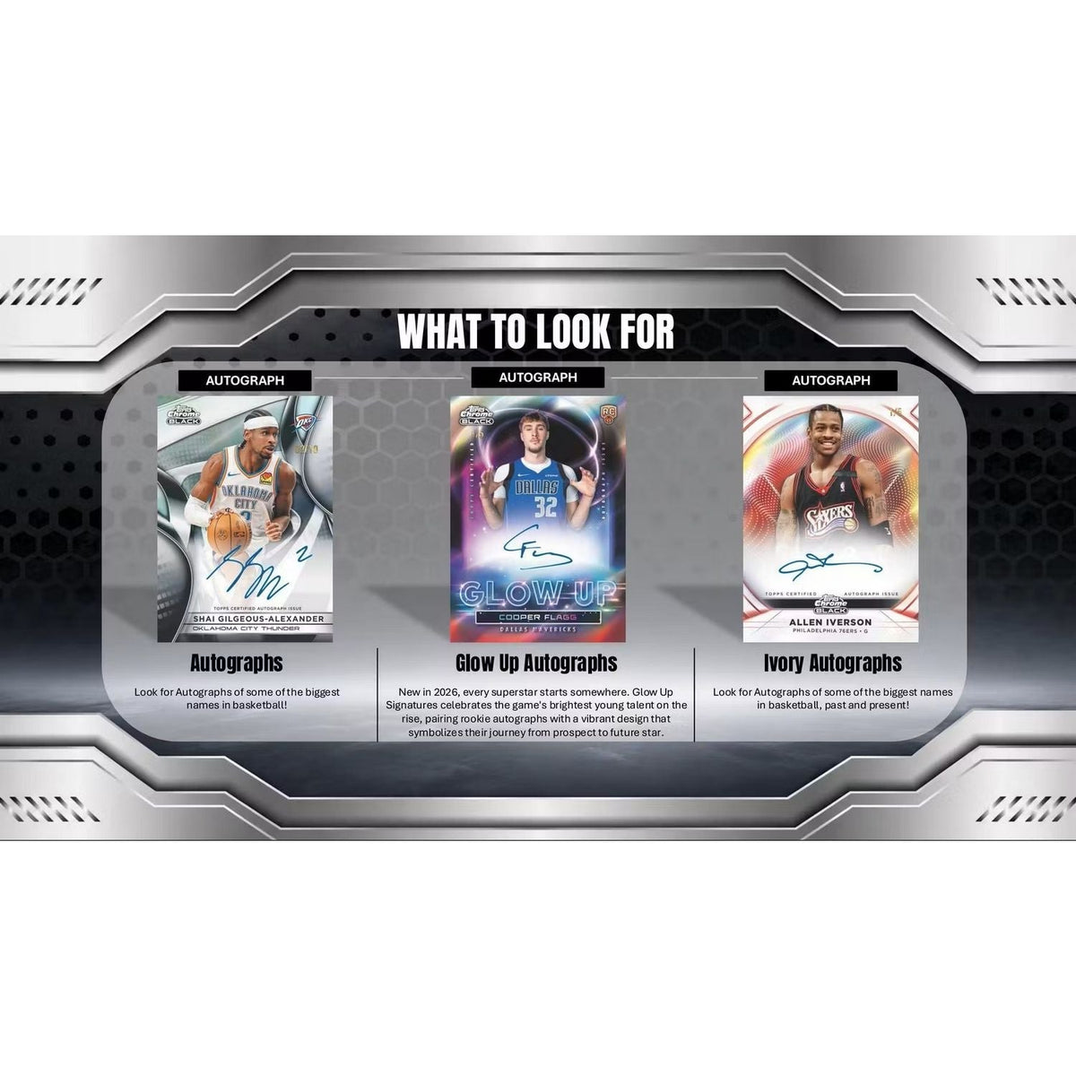 2025-26 Topps Chrome Black Basketball Hobby Box