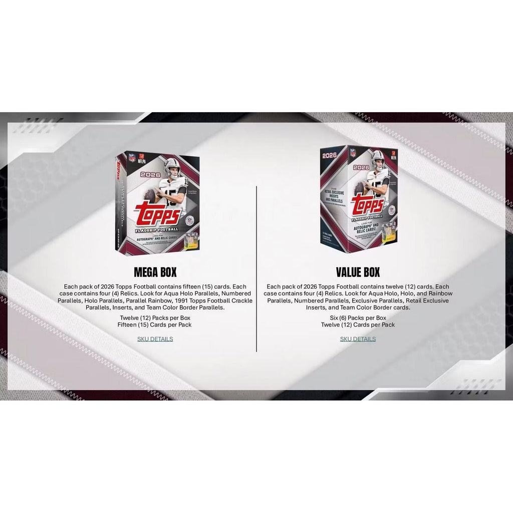 2026 Topps Flagship Football Jumbo Box