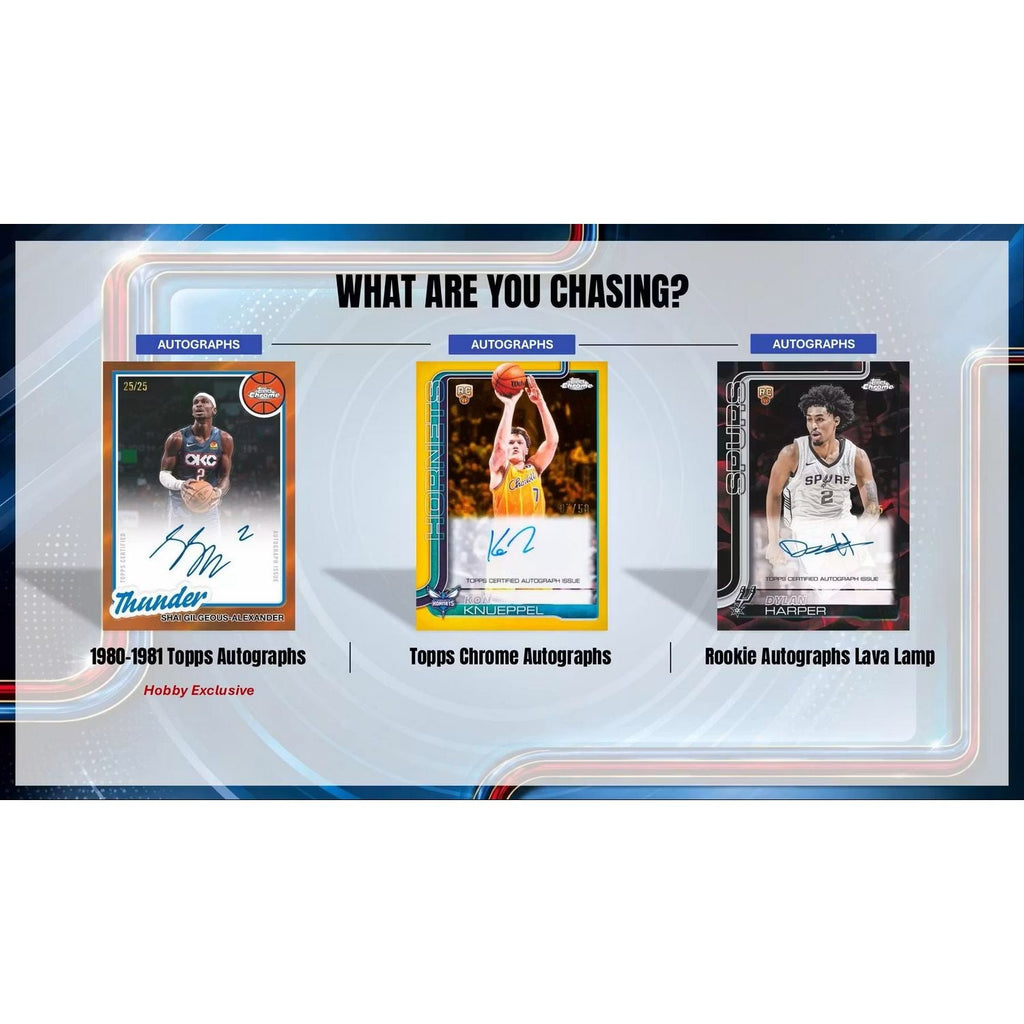 2025-26 Topps Chrome Update Series Basketball Mega Box