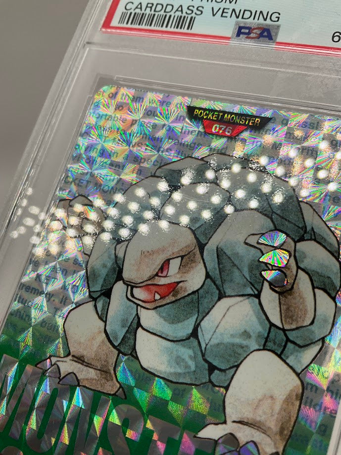 Golem Pokemon Carddass Vending #76 PSA 9