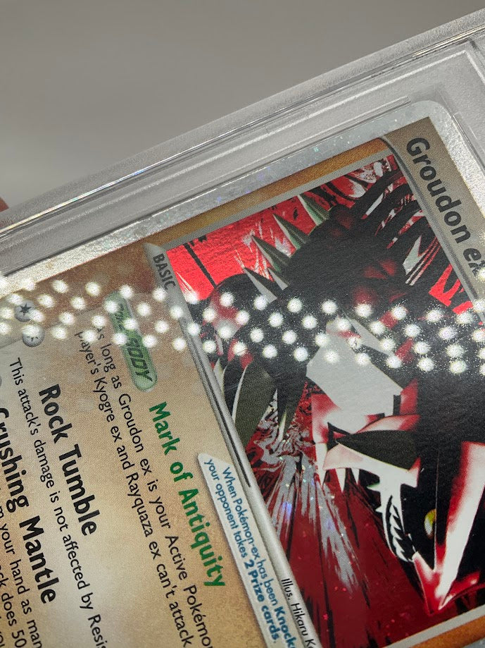 Groudon ex Pokemon Hidden Legends Holo #93 PSA 7