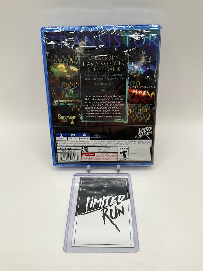 Transistor Playstation 4 Sealed