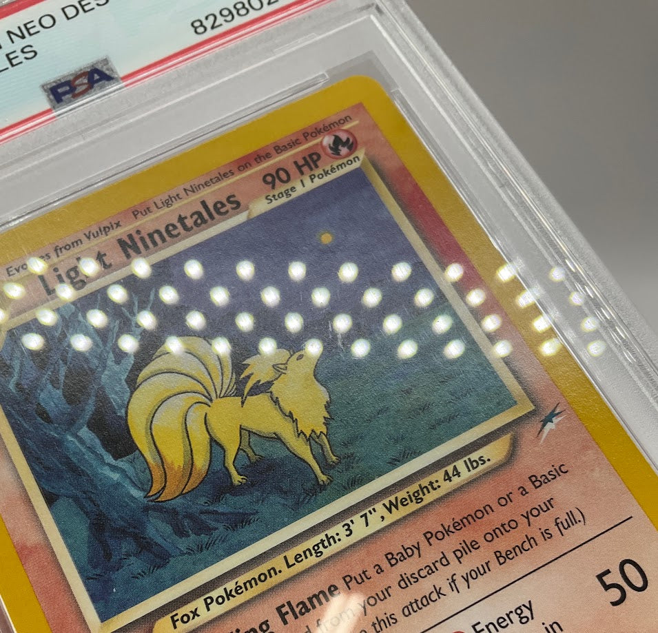 Light Ninetales Pokemon Neo Destiny 1st Edition #50 PSA 9