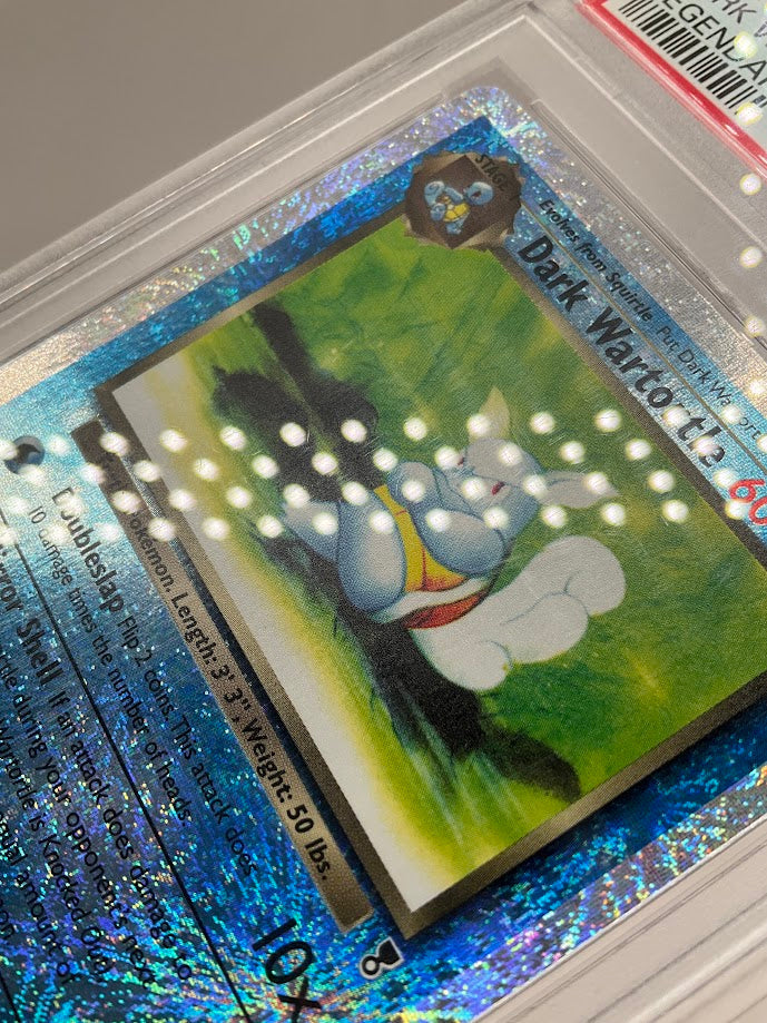 Dark Wartortle Pokemon Legendary Collection Reverse Foil #39 PSA 8