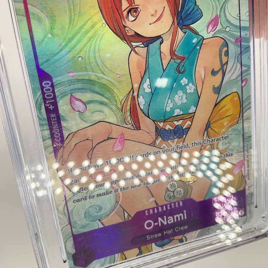 O-Nami One Piece Card Game Illustration Box Vol. 1 #062 CGC 10 Pristine