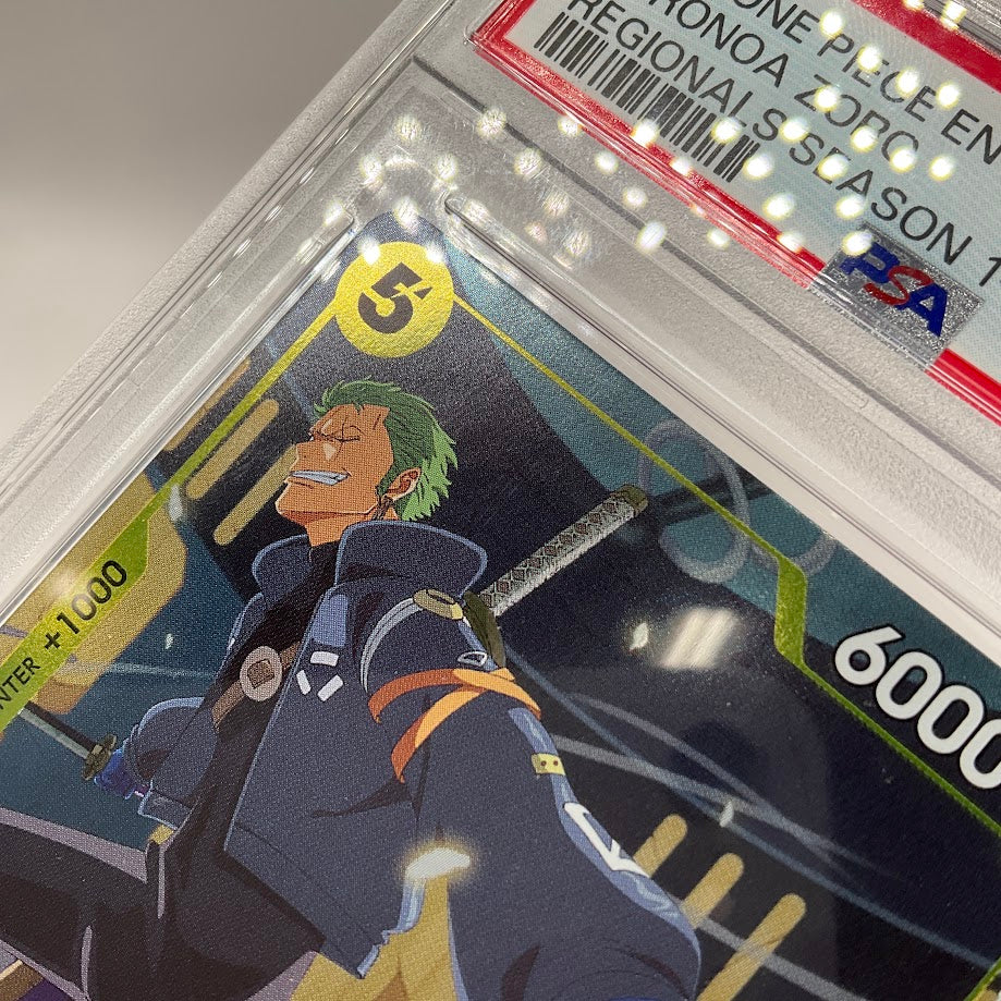 Roronoa Zoro One Piece Card Game Regionals Season 1 Finalist #113 PSA 10